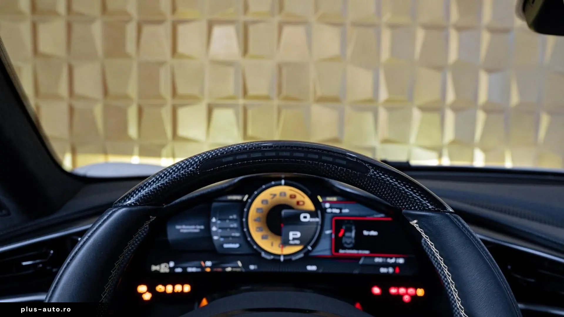 FERRARI 296 GTB  RACING SEAT PASSENGER DISPLAY CARBON