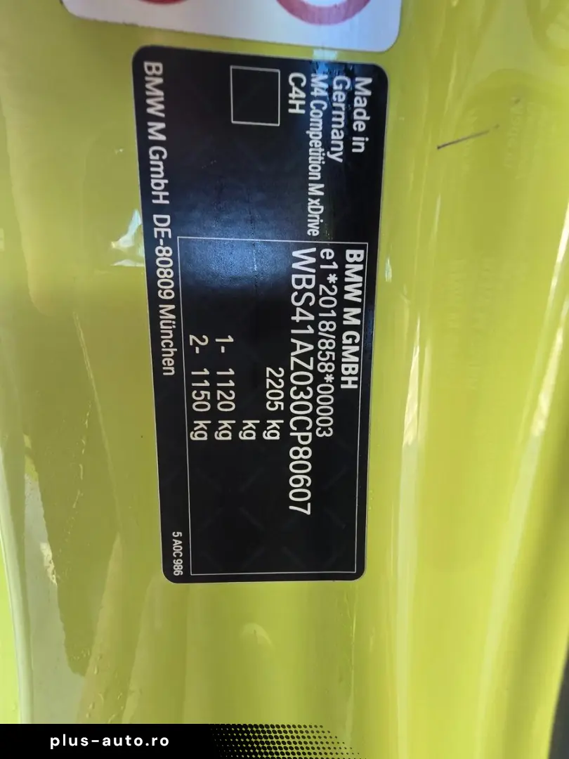 BMW M4 Coupe xDrive Competition Carbon Keramik