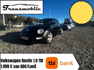 VW Beetle 1.9 TDI – Clasic  Întreținut  Rate Fixe