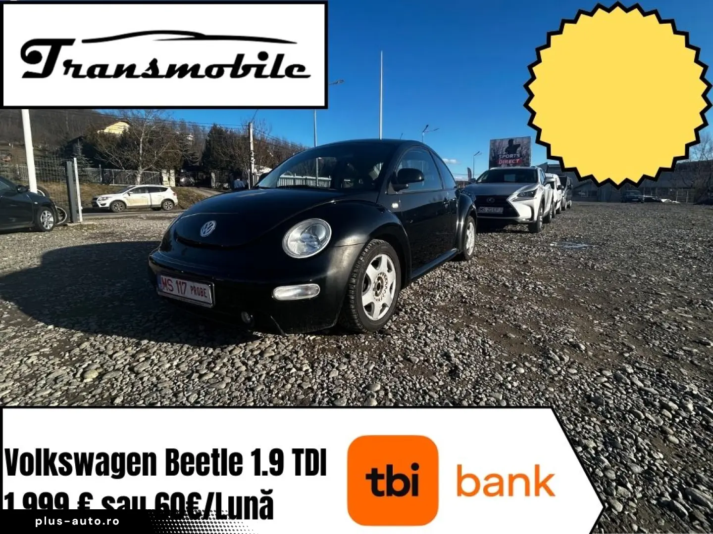 VW Beetle 1.9 TDI – Clasic  Întreținut  Rate Fixe
