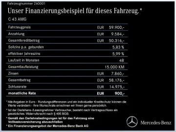 MERCEDES-BENZ Mercedes-AMG C 43 4M  HA-LENKUNG PANO &hellip;