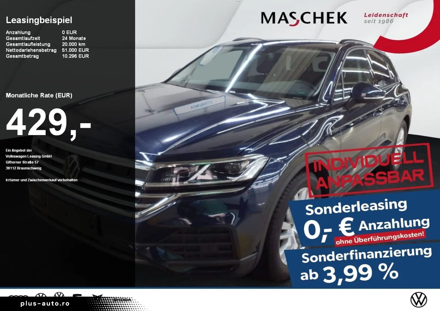 VW Touareg 3.0 TDI Luftfwk AHK Kamera Leder AHK Luf