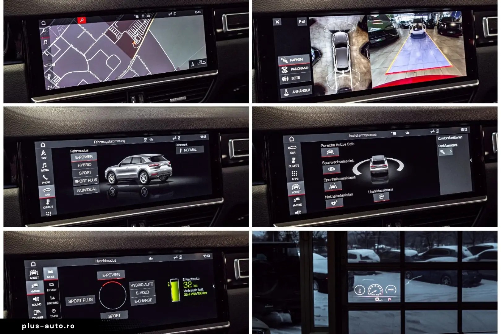 PORSCHE Cayenne E-Hybrid el.AHK 21 Spyder Carbon 360 HUD