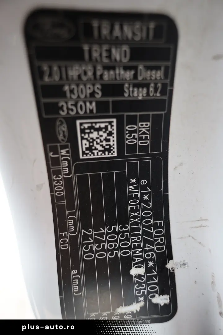 Ford Transit L2H2 2.0 MHEV 130CP