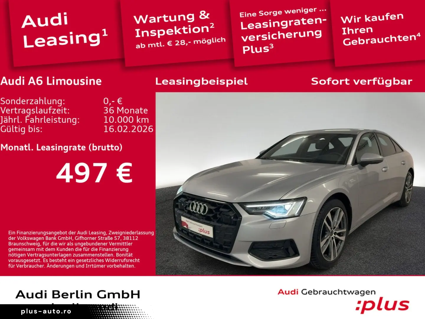 AUDI A6 Limousine advanced 45 TFSI qu. S tr. HUD 360