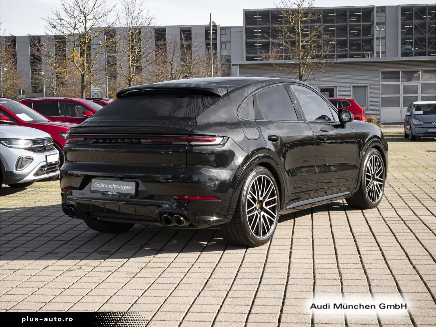 Porsche Cayenne Coupe exhaust Carbon Rear Axle Steering