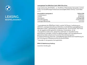 BMW 550e xDrive Limousine M Sport AHK Kamera LED