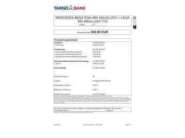 MERCEDES-BENZ EQA 350 4Matic AMG ADVANCED  DISTRONIC&hellip;