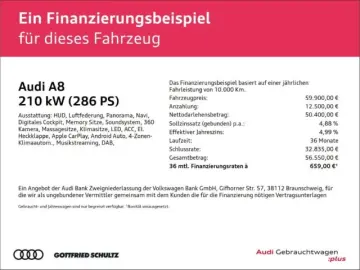 AUDI A8 50 TDI quattro tiptronic ACC MATRIX PANO