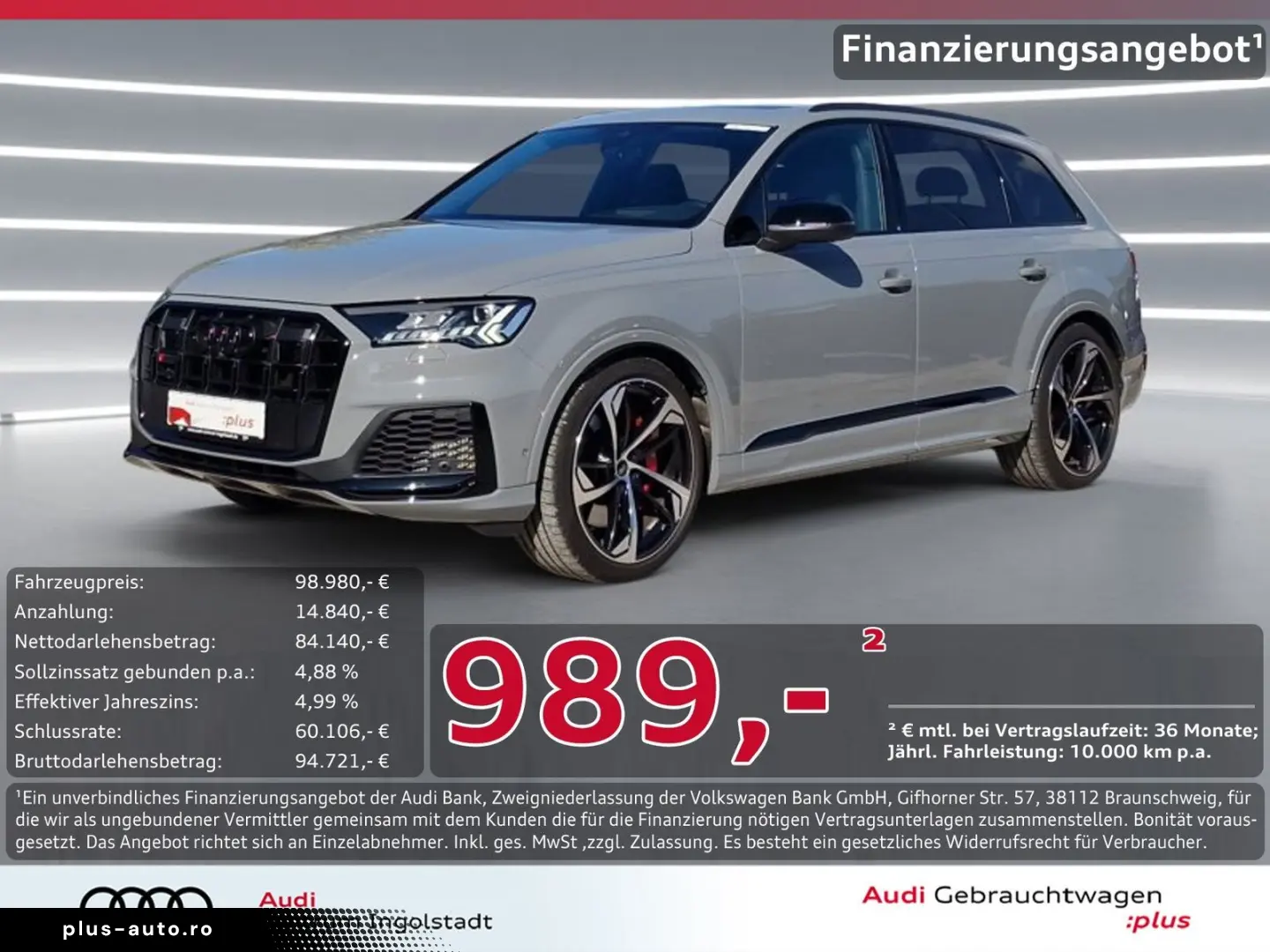 AUDI SQ7 TFSI competition  Pano S-Sitze STHZG HuD AHK