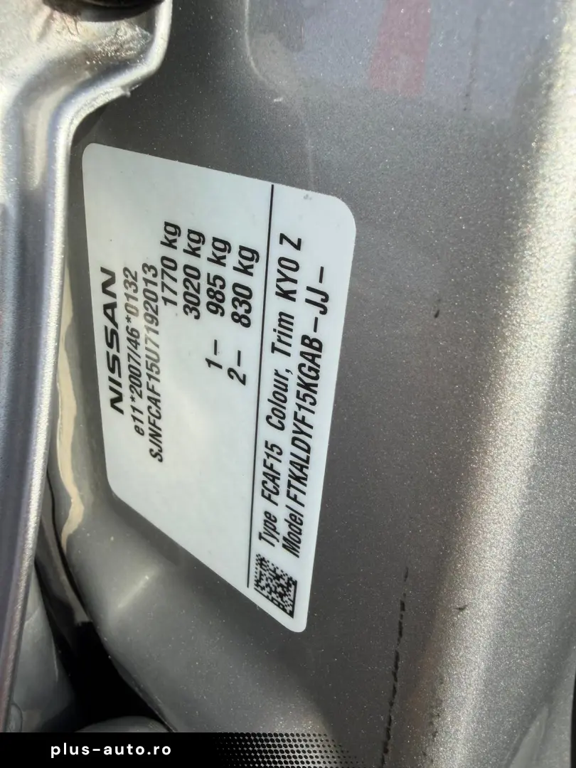 NISSAN JUKE 1.5 dCI 110 CP  EURO 6   GARANTIE   RATE