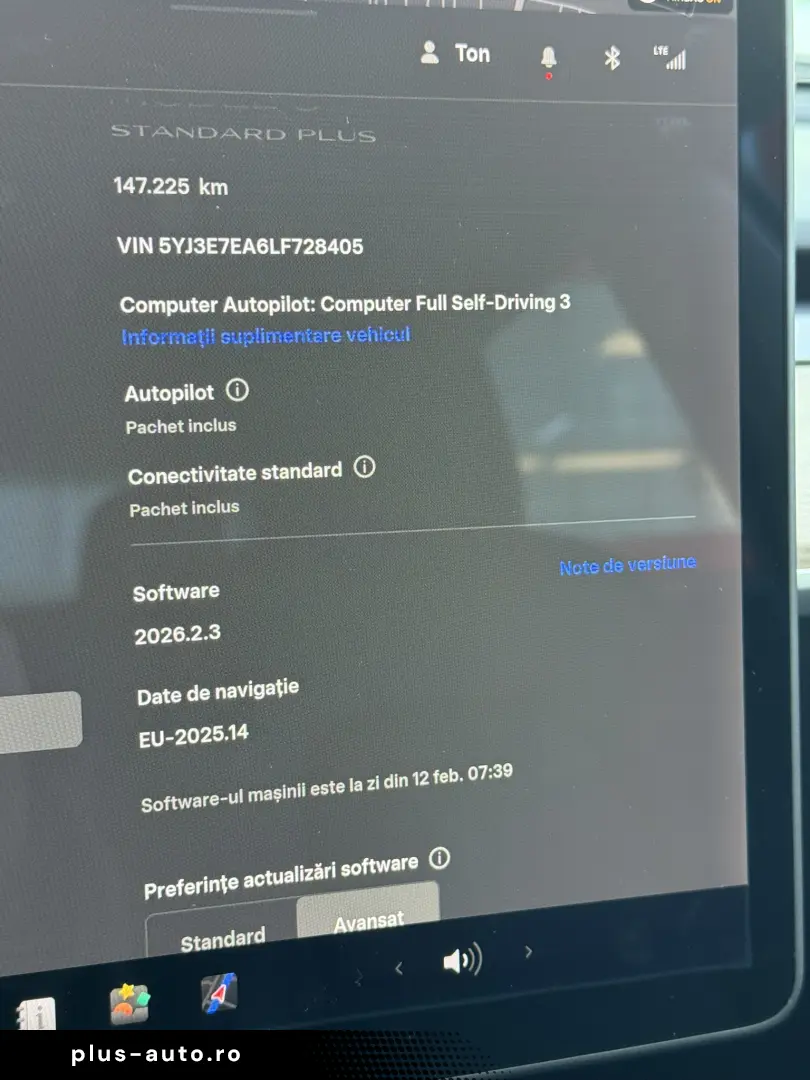 2020 Tesla Model 3 Standard PLUS RWD tractiune spate