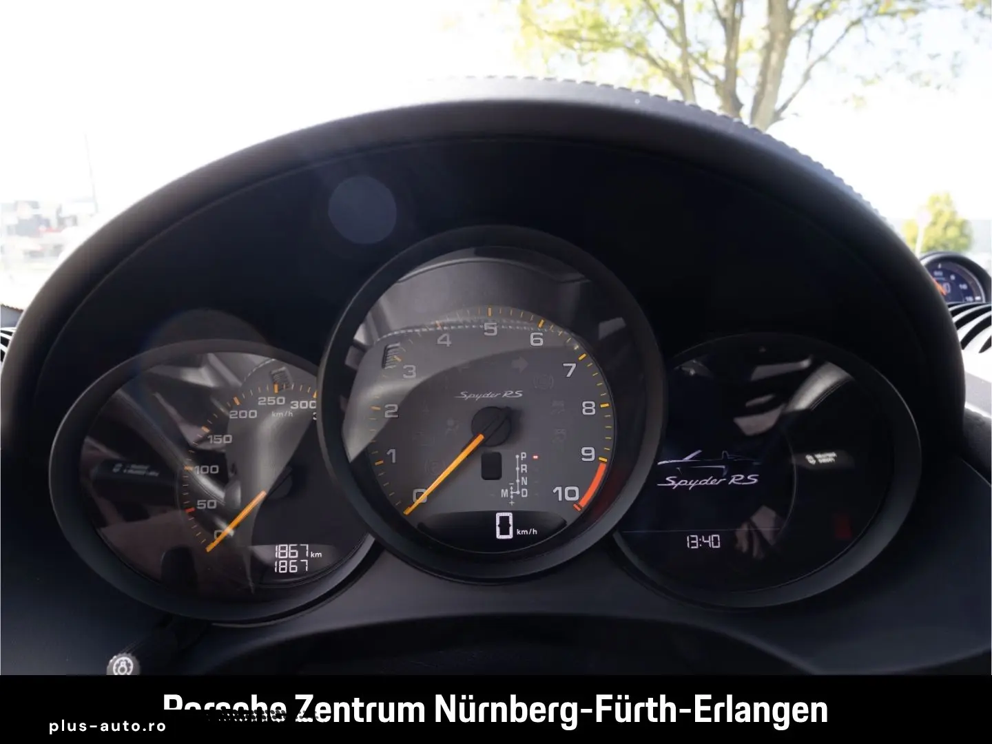 PORSCHE 718 Spyder RS Rückfahrkamera Sportabgasanlage