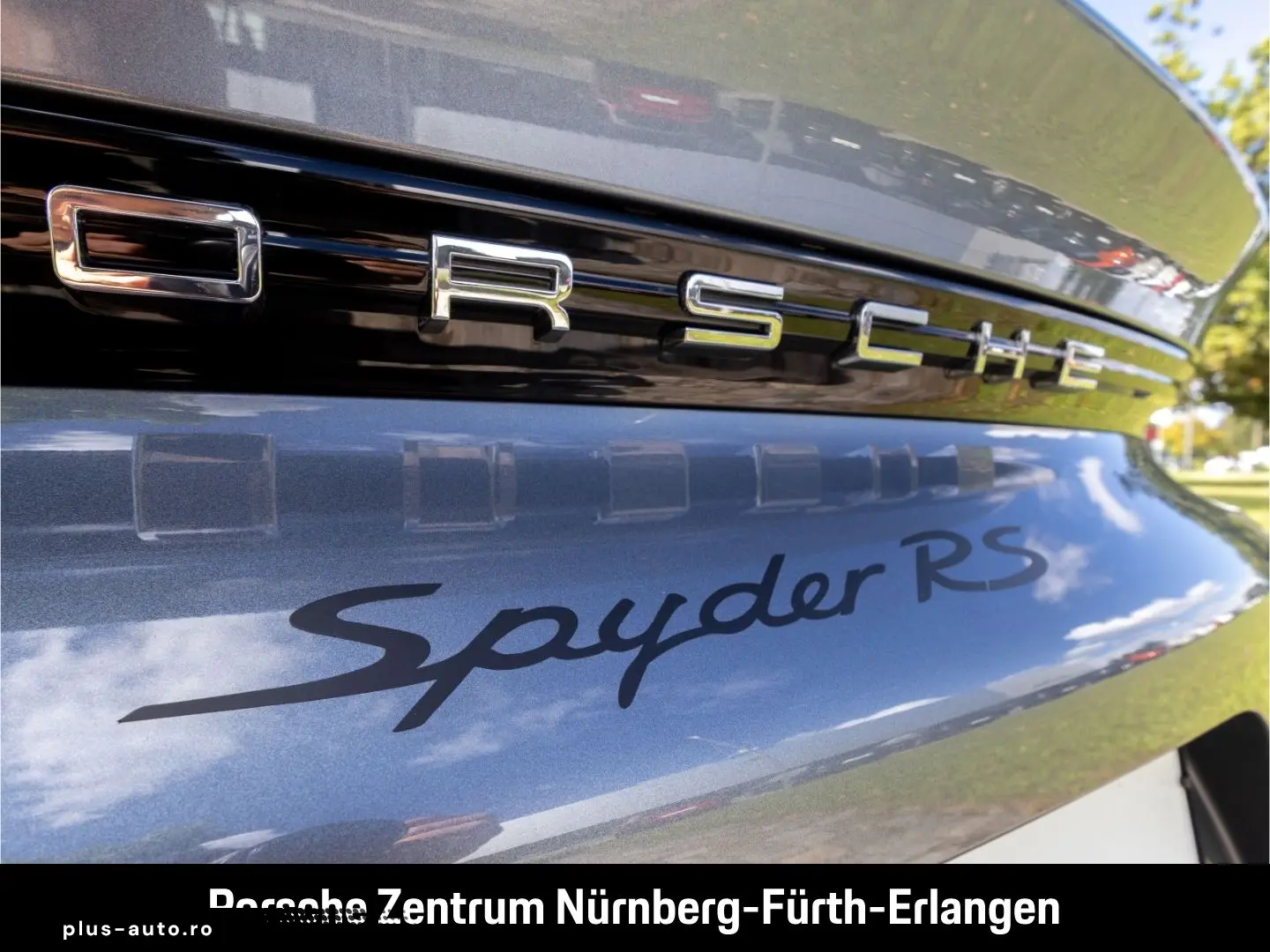 PORSCHE 718 Spyder RS Rückfahrkamera Sportabgasanlage