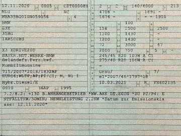 BMW X3 XDRIVE 20D M-SPORTPAKET AUS 1 HAND UNFALLFREI