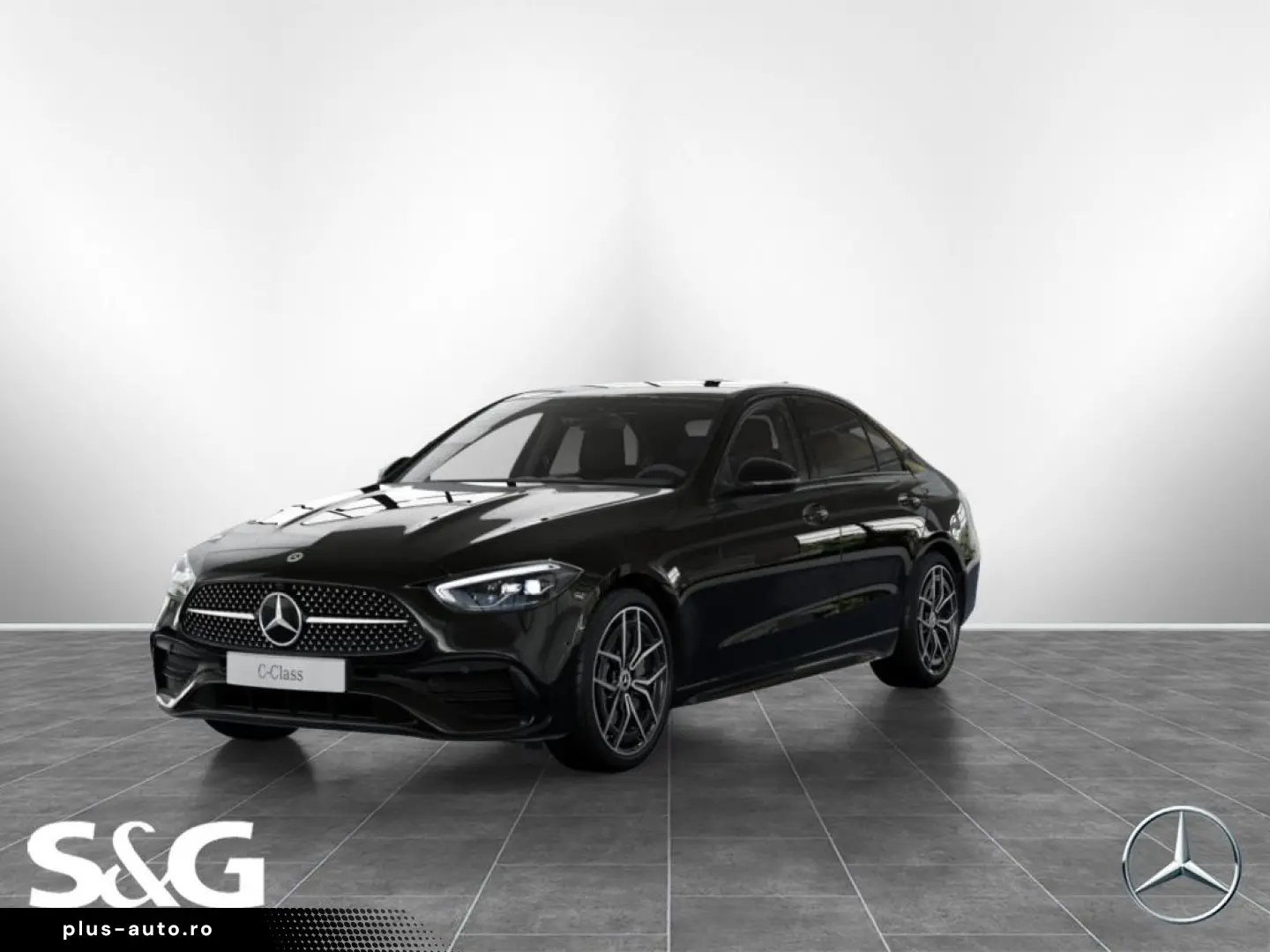 MERCEDES-BENZ C 180 AMG AHK HIFI TOTWINKEL NIGHT PAKET 19