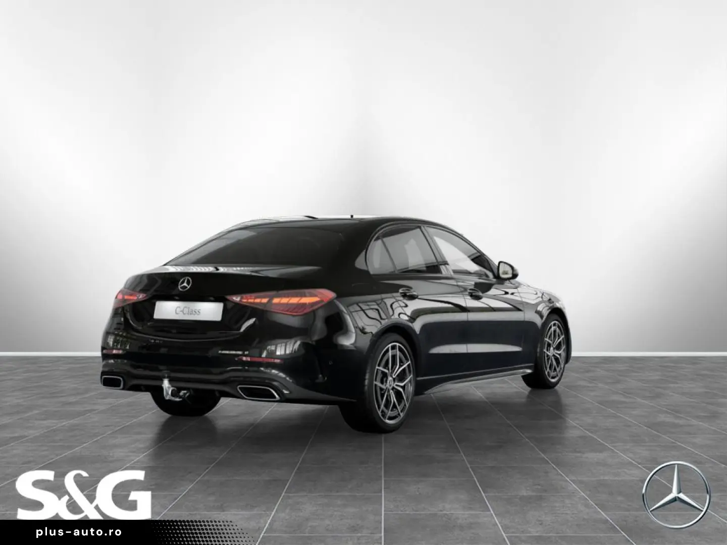 MERCEDES-BENZ C 180 AMG AHK HIFI TOTWINKEL NIGHT PAKET 19