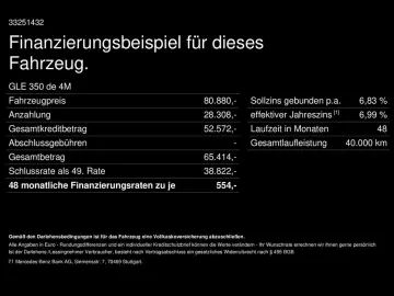 MERCEDES-BENZ GLE 350 de 4M AMG Multibeam Panorama 3&hellip;