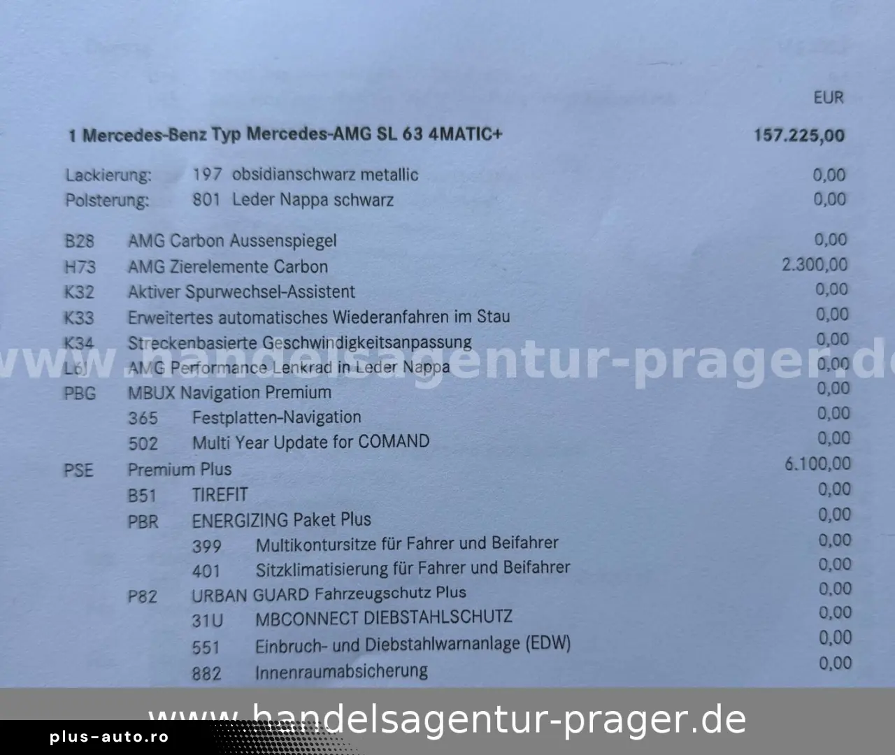 MERCEDES-BENZ SL 63 AMG 4M Keramik HUD ACC Carbon NP225K