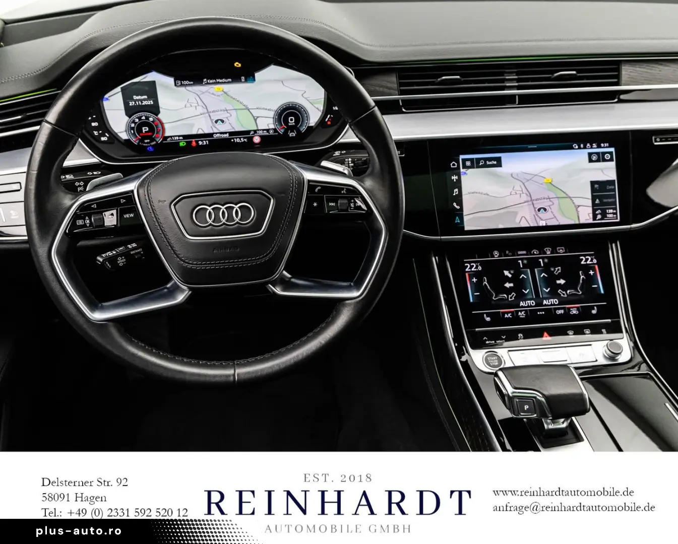 AUDI A8 55TFSi S LINE BLACK ACC HuD PANO 360 OLED B&O