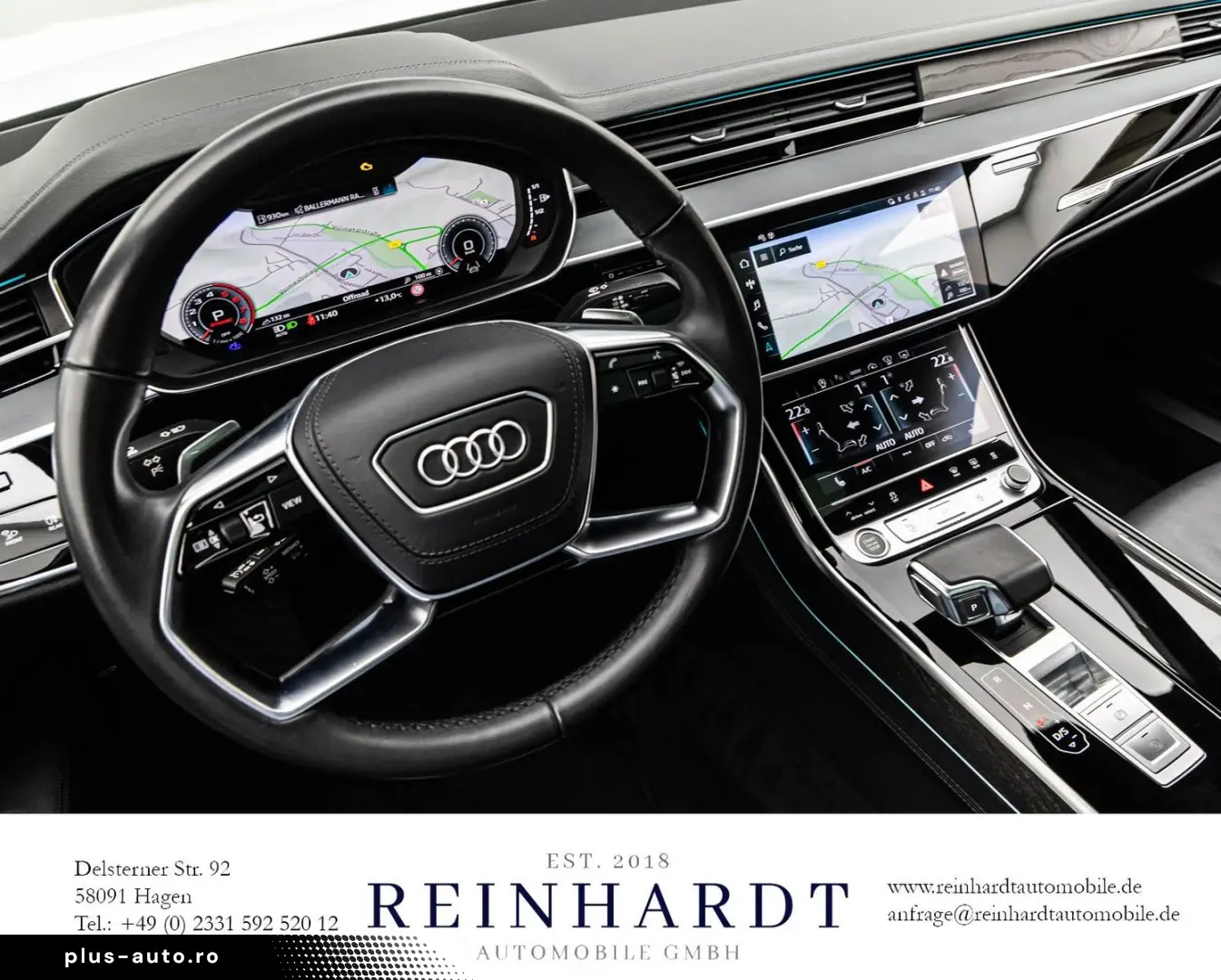 AUDI A8 55TFSi S LINE BLACK MATRIX ACC HuD PANO 360