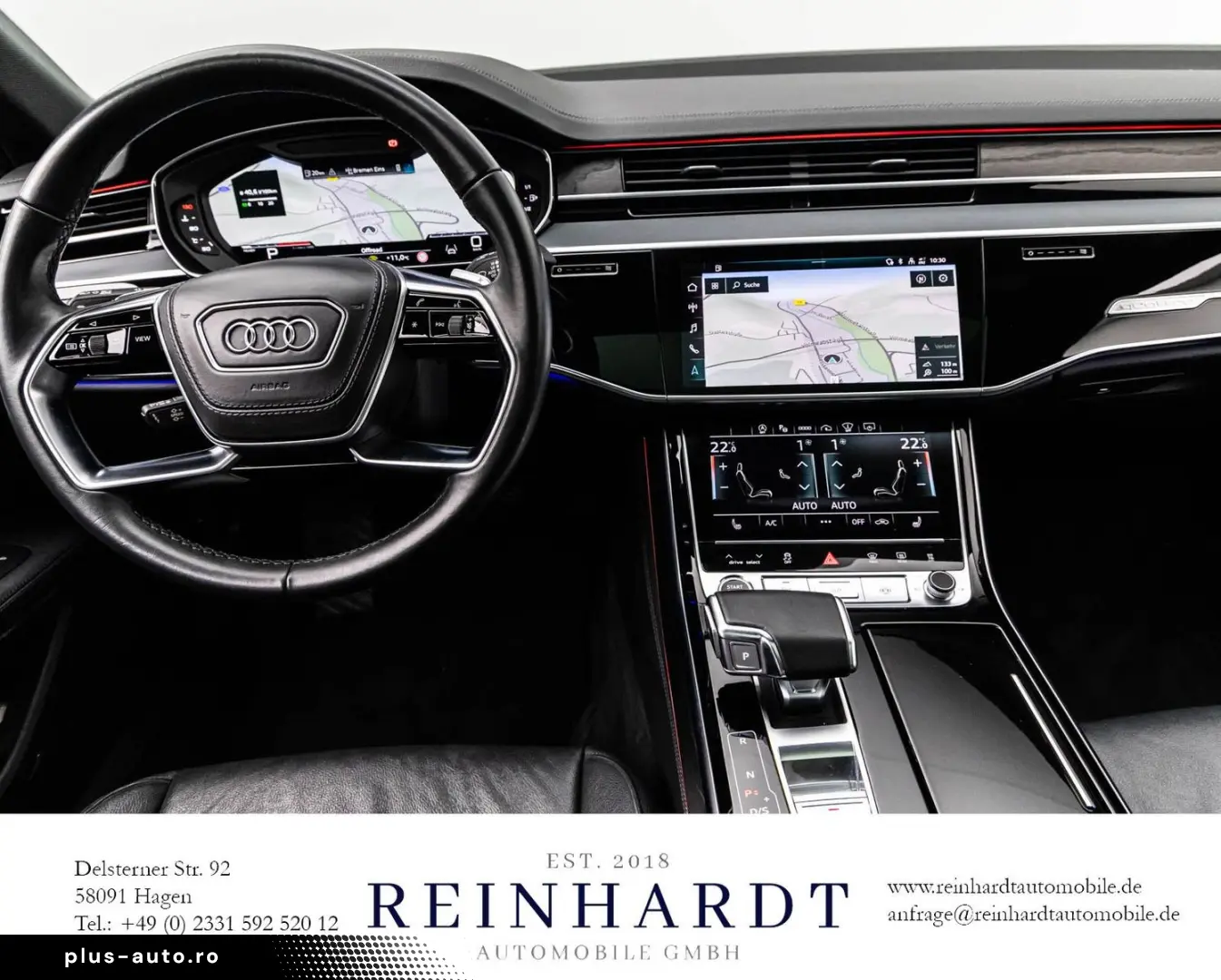 AUDI A8 55TFSi S LINE BLACK MATRIX ACC HuD PANO 360