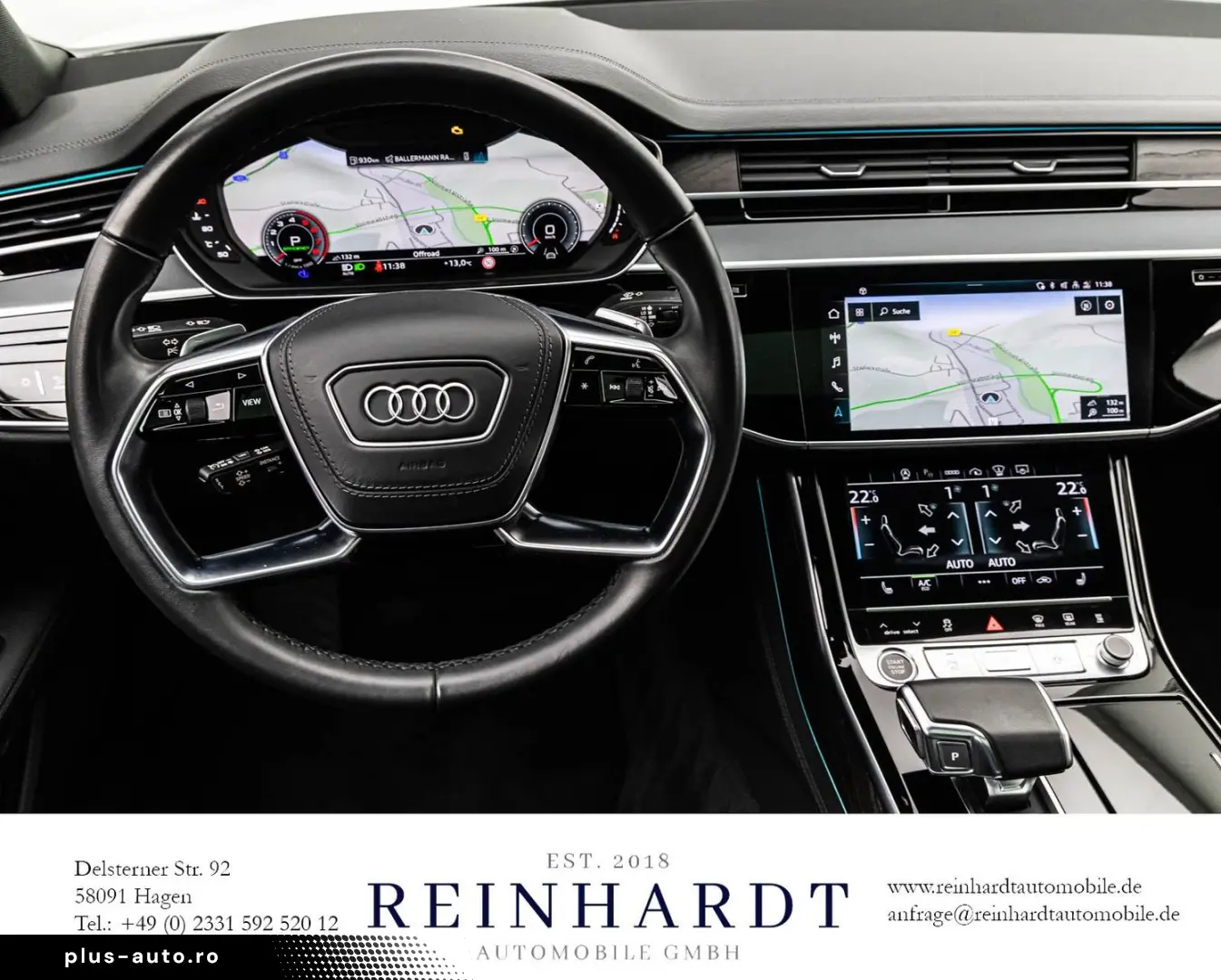 AUDI A8 55TFSi S LINE BLACK MATRIX ACC HuD PANO 360