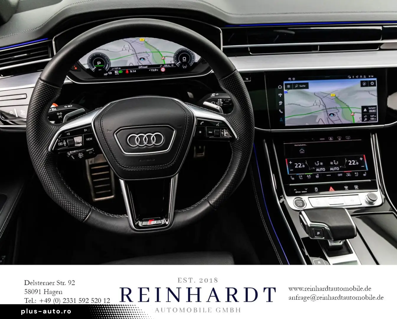 AUDI A8 60TFSie 2x S LINE BLACK ACC HuD PANO 360 RSE