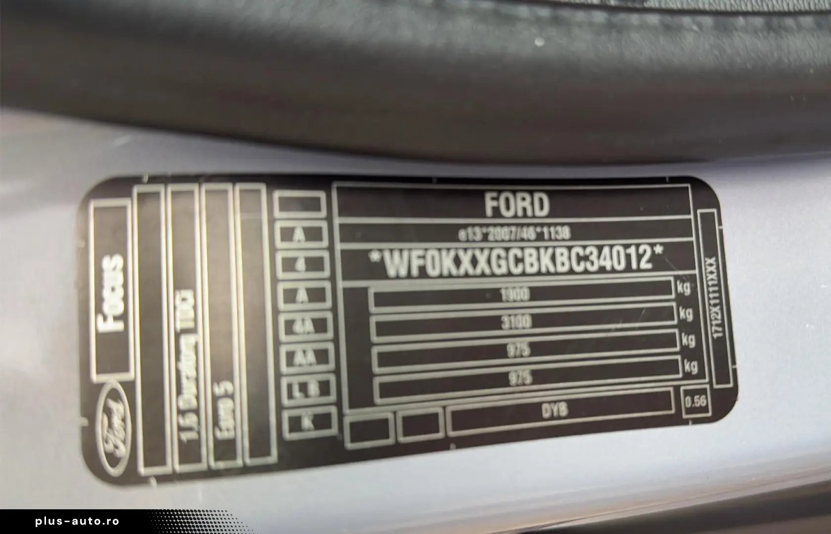 Ford Focus   1 6 D  euro 5