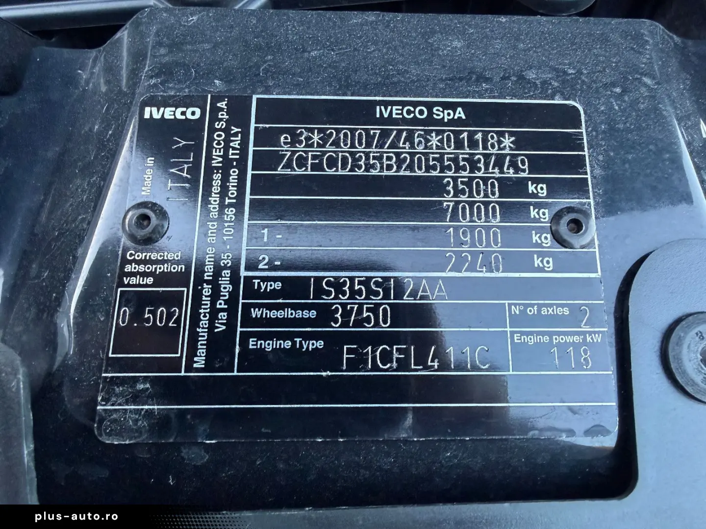 IVECO Daily 35C160 Pritsche   DOKA 3 0 Diesel AHK 3 5T