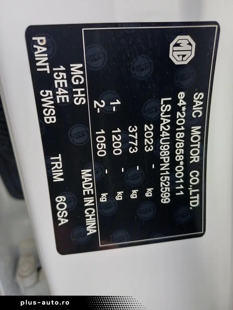 MG HS 1.5T GDI Luxury Automată 162CP