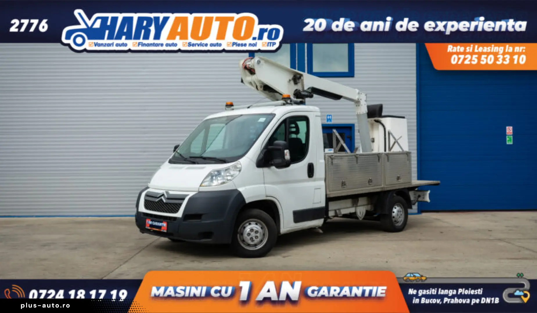 Citroen Jumper 2.2 Diesel cu Nacela   2014