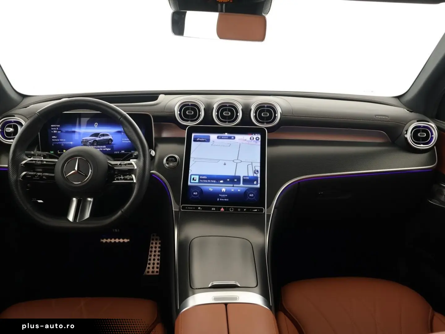 MERCEDES-BENZ GLC 300 d 4M AMG Night Leder braun Pan&hellip;