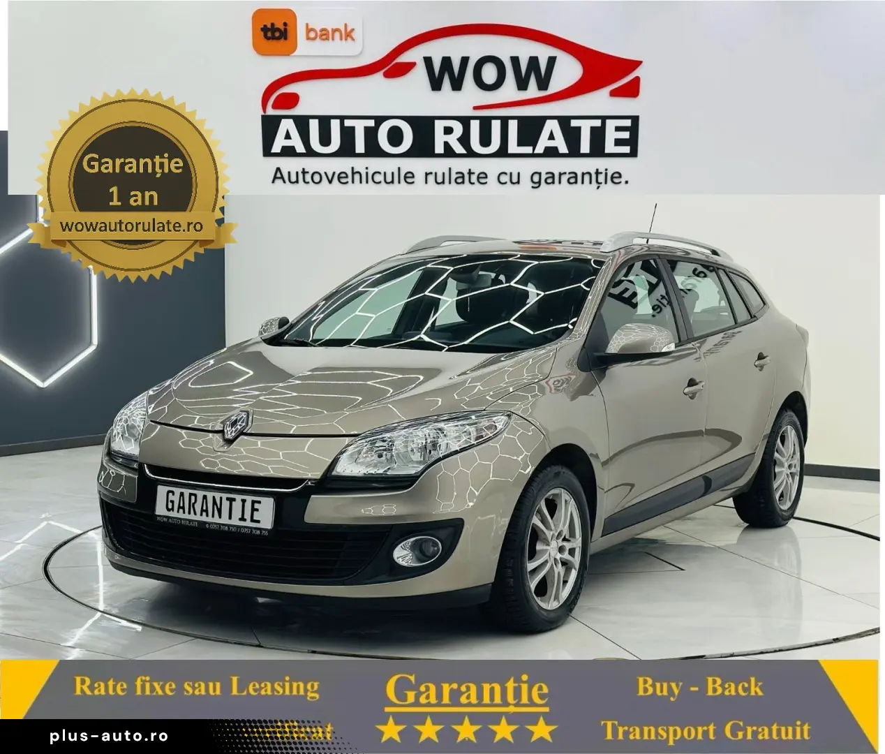 RENAULT MEGANE 2012 1.5D E5 Garantie 12 Luni Rate AVans 0 Do