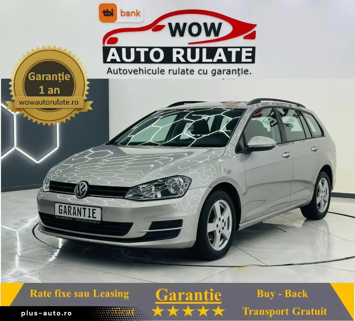 VOLKSWAGEN GOLF 2014 1.6D E5 Garantie 12  Luni Rate Avans 0
