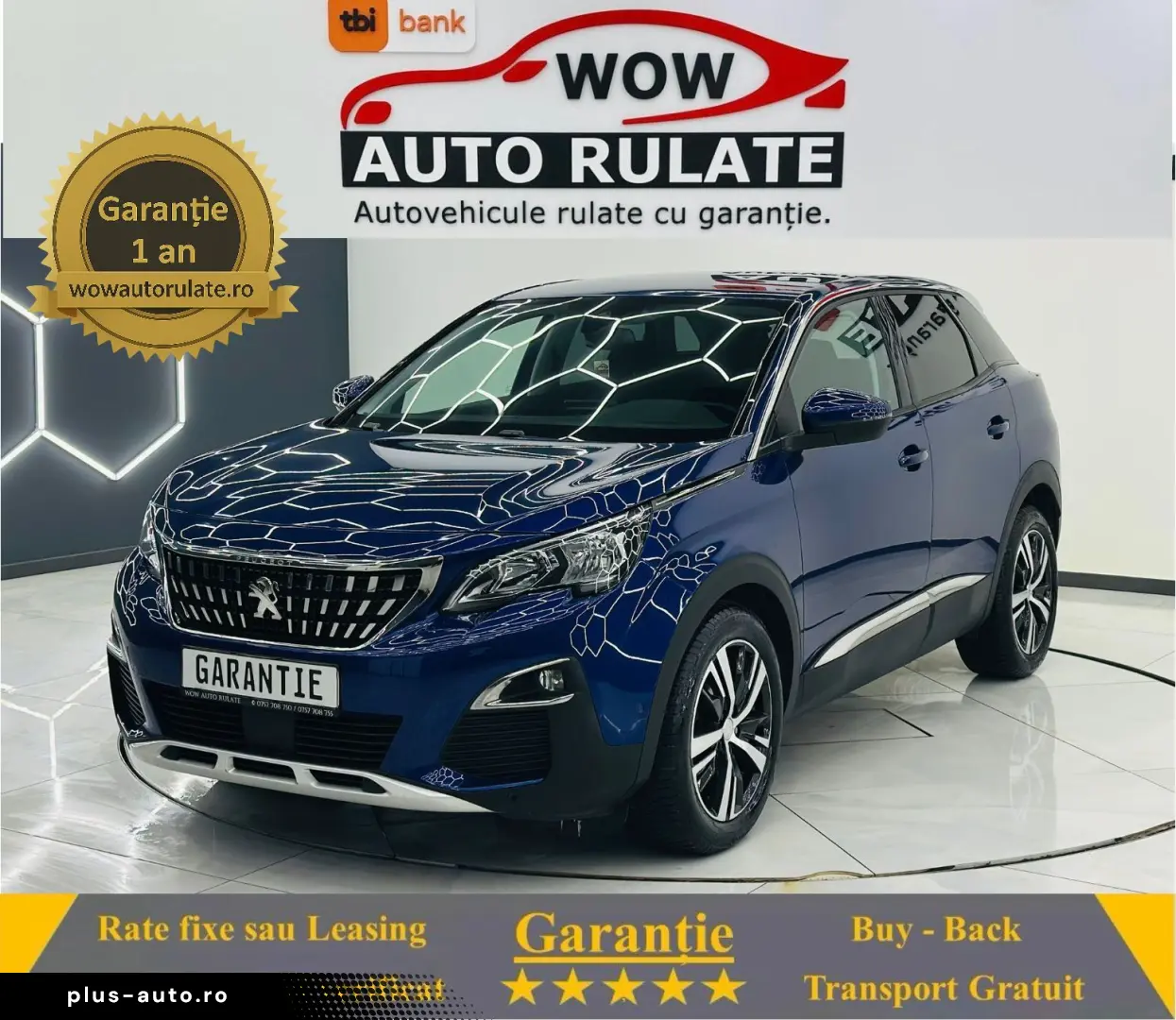 PEUGEOT 3008 2017 1.2i E6 Garantie 12 Luni Rate Avans 0 Doar