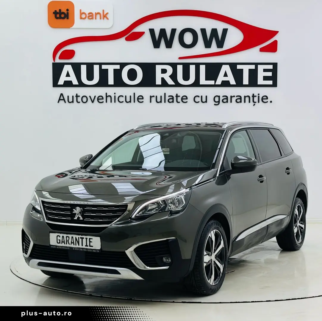 PEUGEOT 5008 2017 1.2i E6 Garantie 12 Luni Rate Avans 0 Doar