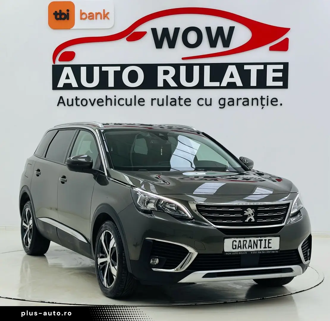 PEUGEOT 5008 2017 1.2i E6 Garantie 12 Luni Rate Avans 0 Doar