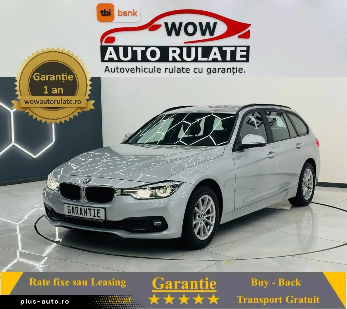 BMW Seria-3 2015 2.0D E6 Garantie 12 Luni Rate Avans 0 Doar