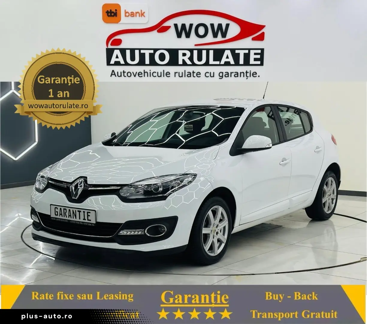 RENAULT MEGANE 2014 1.5D E5 Garantie  12 Luni Rate Avans 0 D
