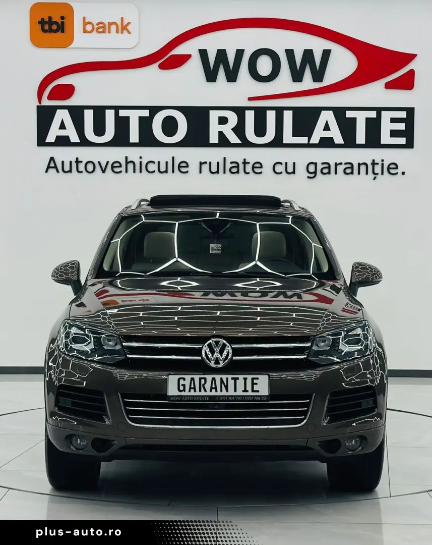 VOLKSWAGEN TOUAREG 2012 3.0D 4x4 E5 Garantie 12 Luni Rate AV