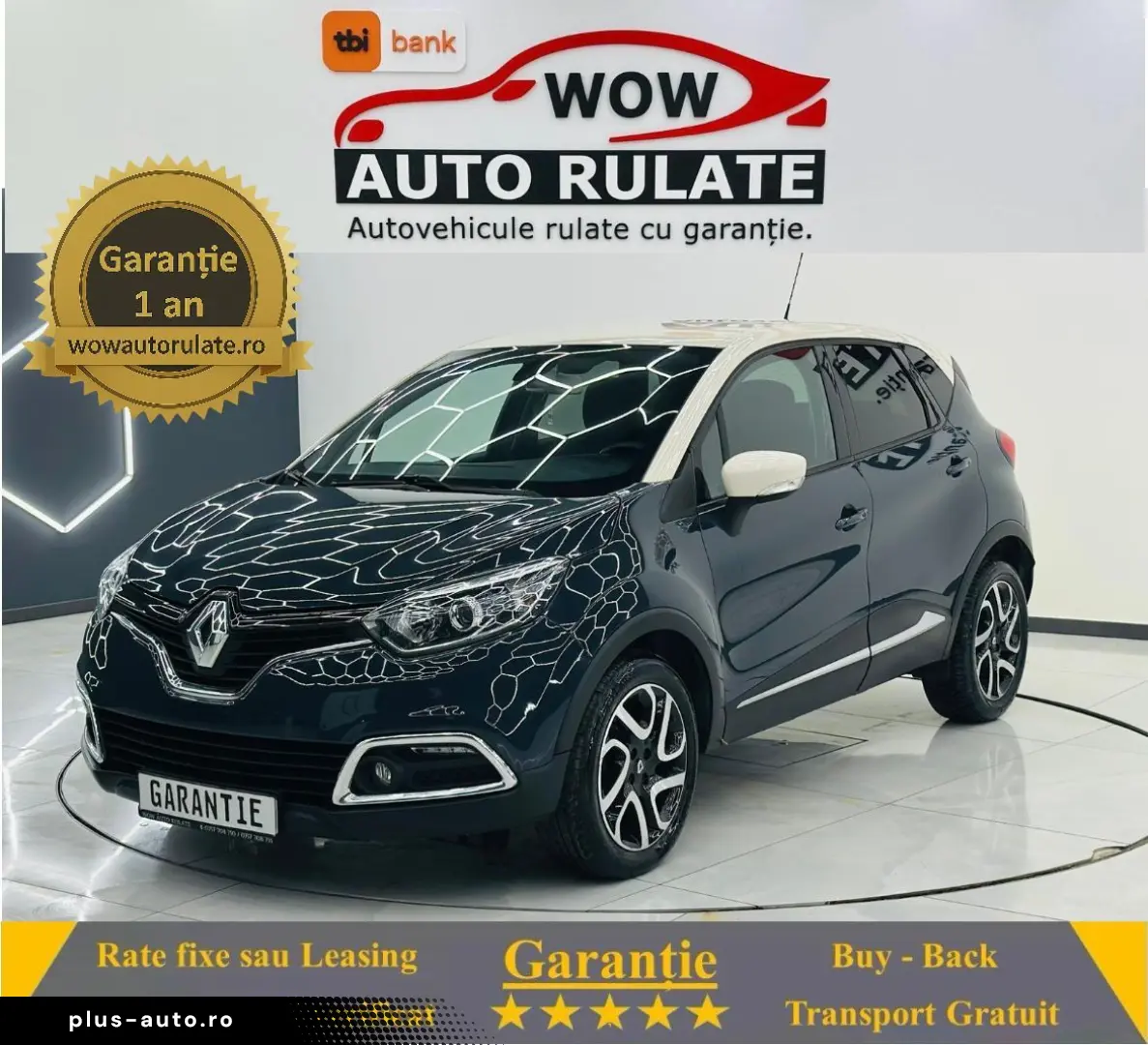 RENAULT CAPTUR 2015 0.9i E5 Garantie 12 Luni Rate Avans 0 Do