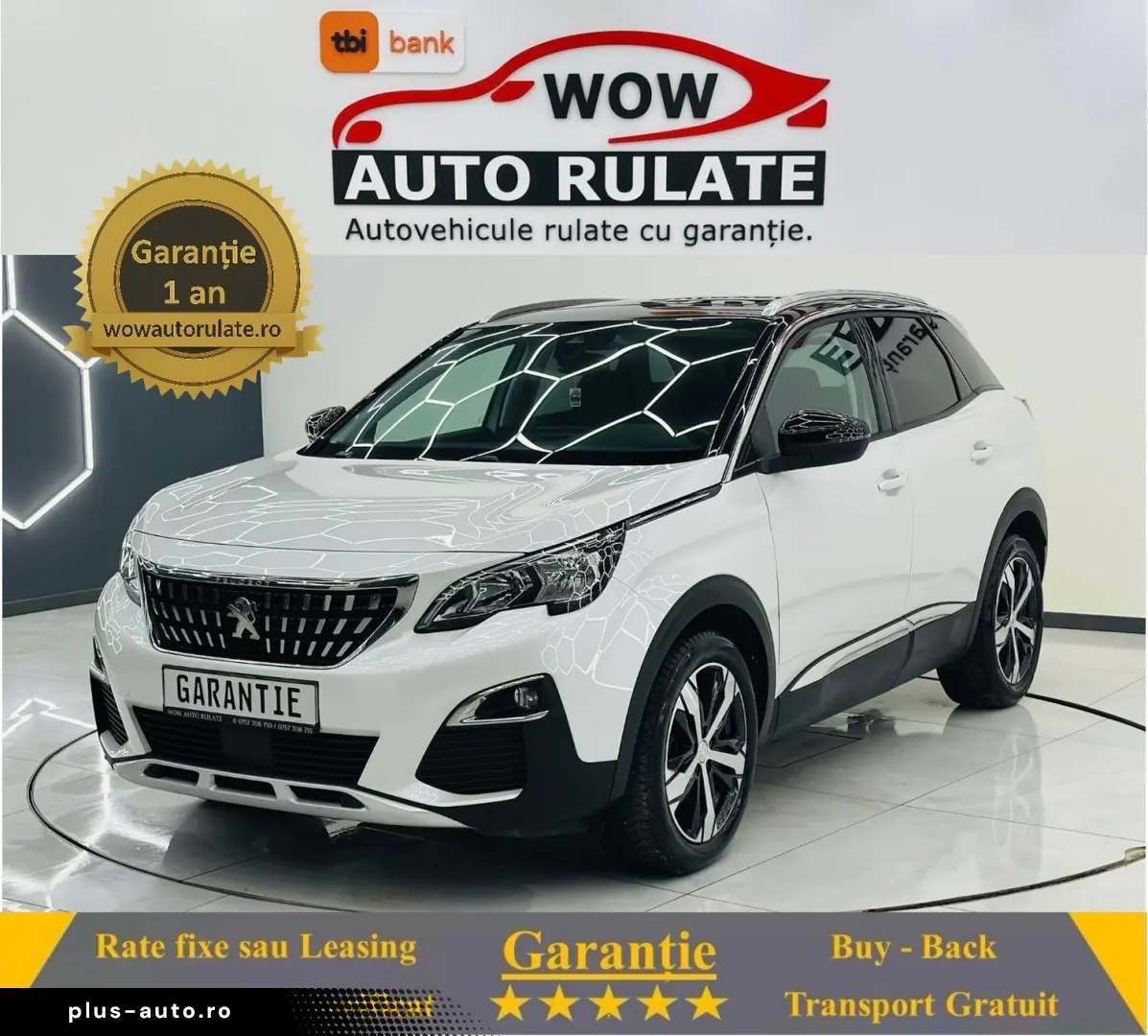 PEUGEOT 3008 2018 1.2i E6  Garantie 12 Luni Rate AVans 0 Dao