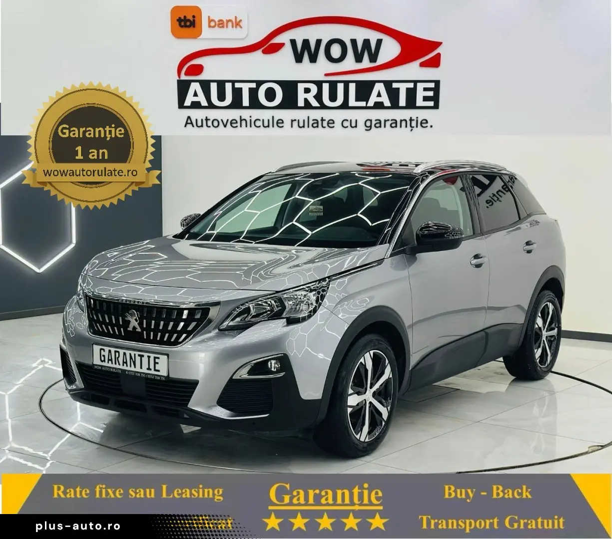 PEUGEOT 3008 2017 1.2i E6 Garantie 12 Luni Rate Avans 0 Doar
