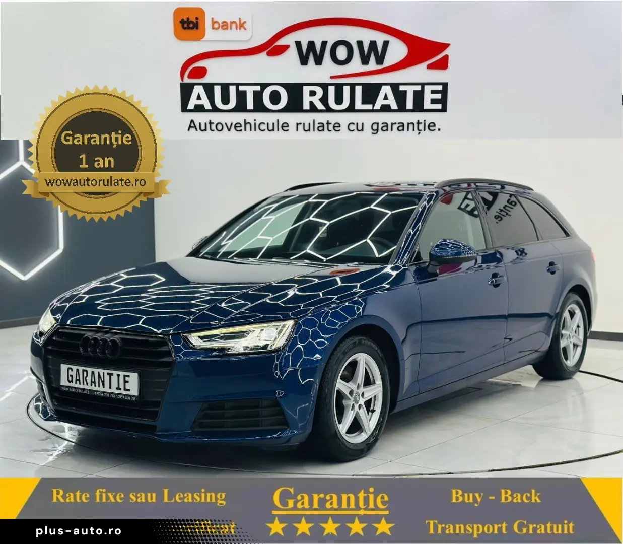 AUDI A4 2018 2.0D E6 Garantie 12 Luni Rate Avans 0 Doar Cu B