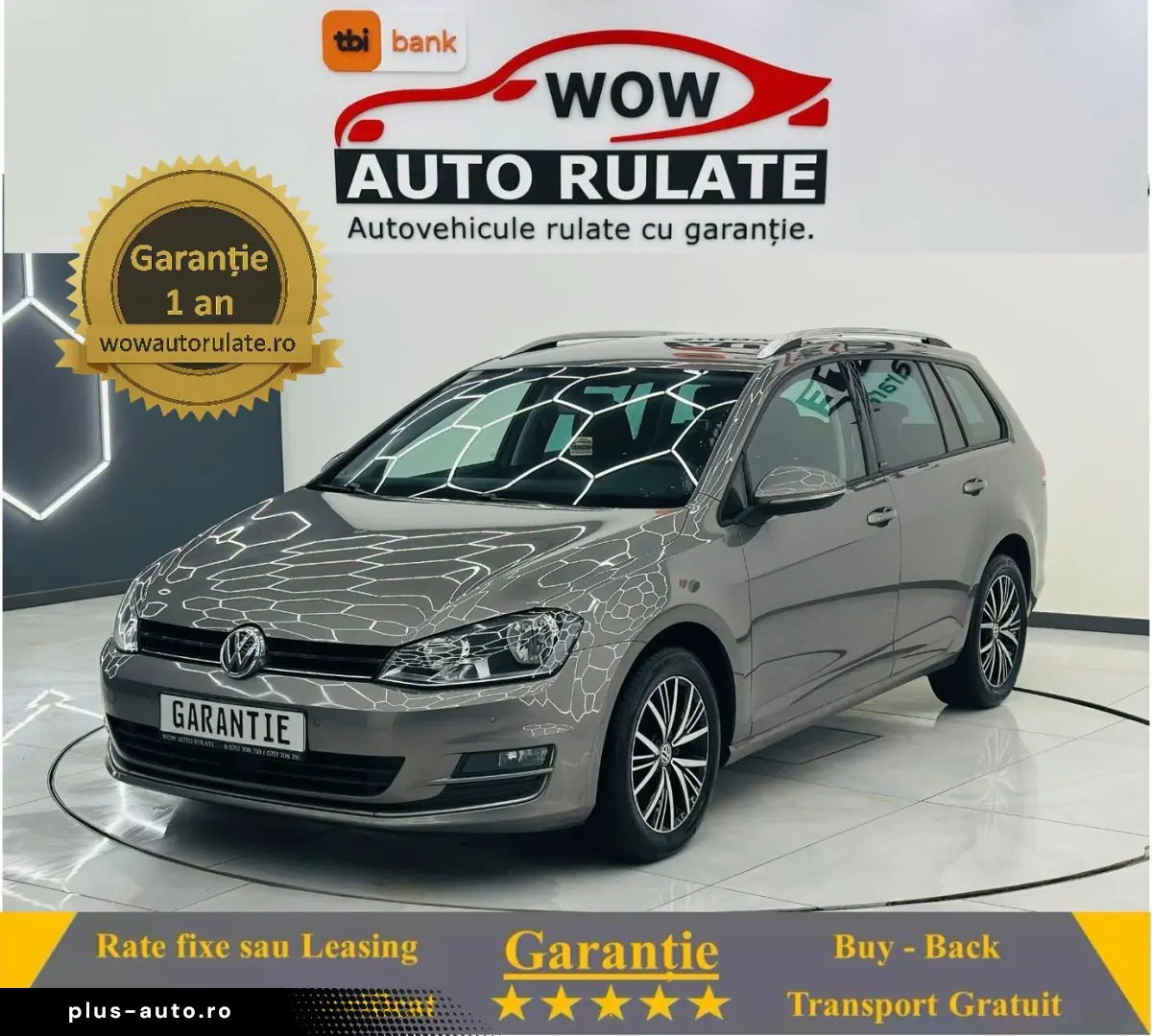 VOLKSWAGEN GOLF 2017 1.2i E6 Garantie 12 Luni Rate Avans 0 D