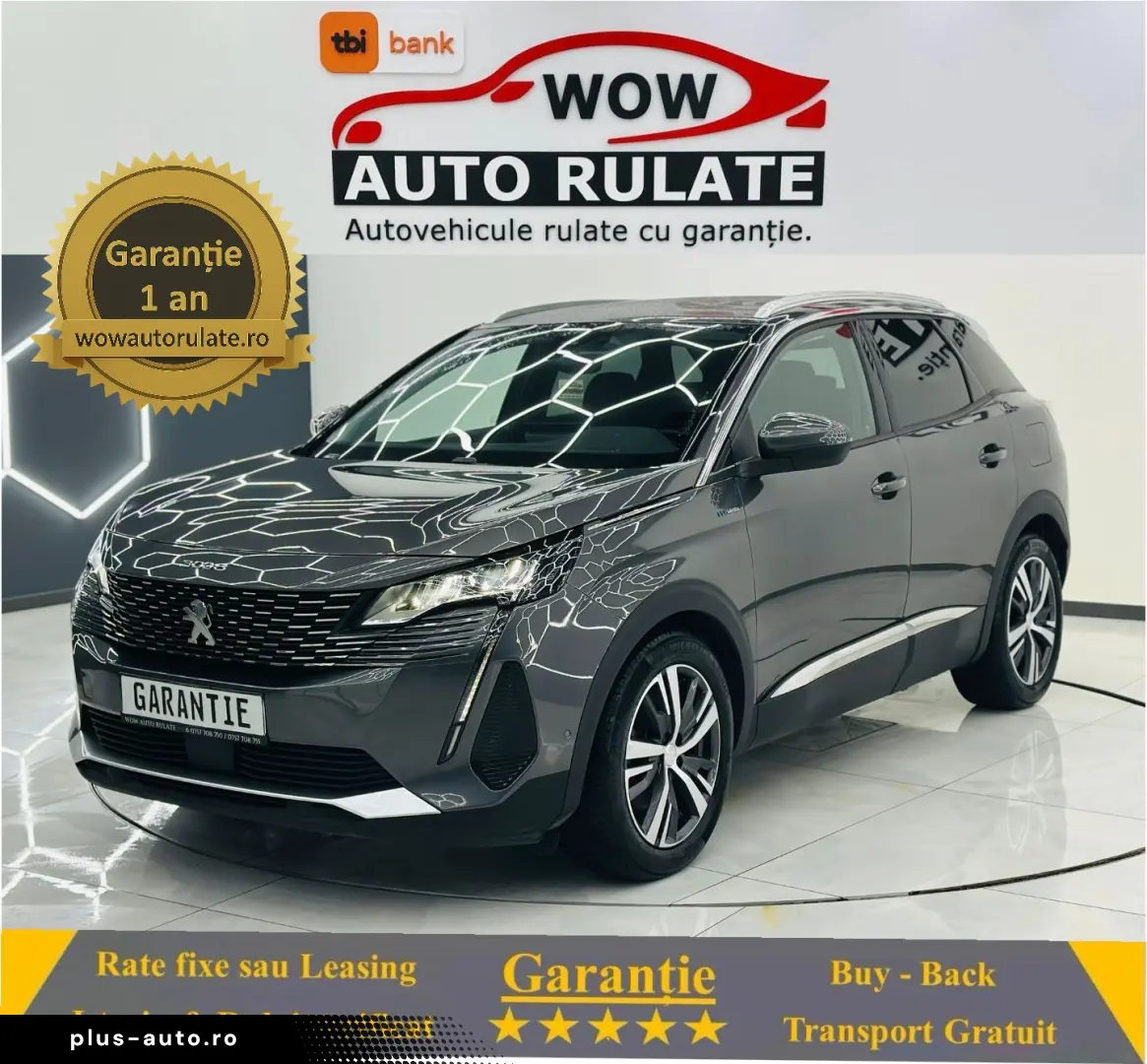 PEUGEOT 3008 2021 1.6i HYBRID E6 Garantie 12 Luni Rate Avans