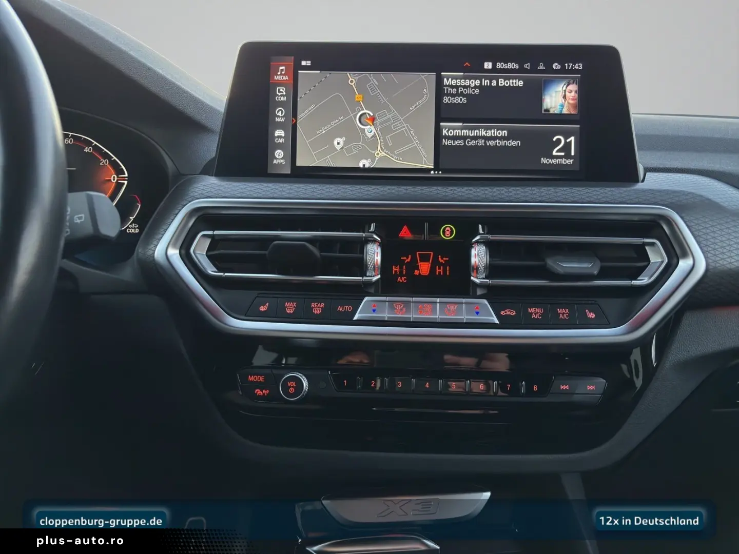 BMW X3 xDrive20d ZA M Sportpaket Navi SHZ KeyGO HiFi