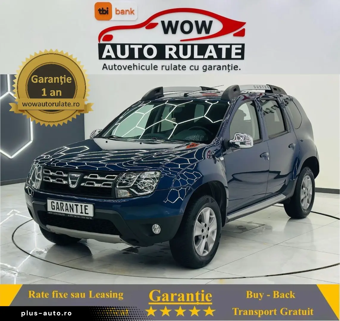 DACIA DUSTER 2016 1.2i E6 Garantie 12 Luni Rate Avans 0 Doar