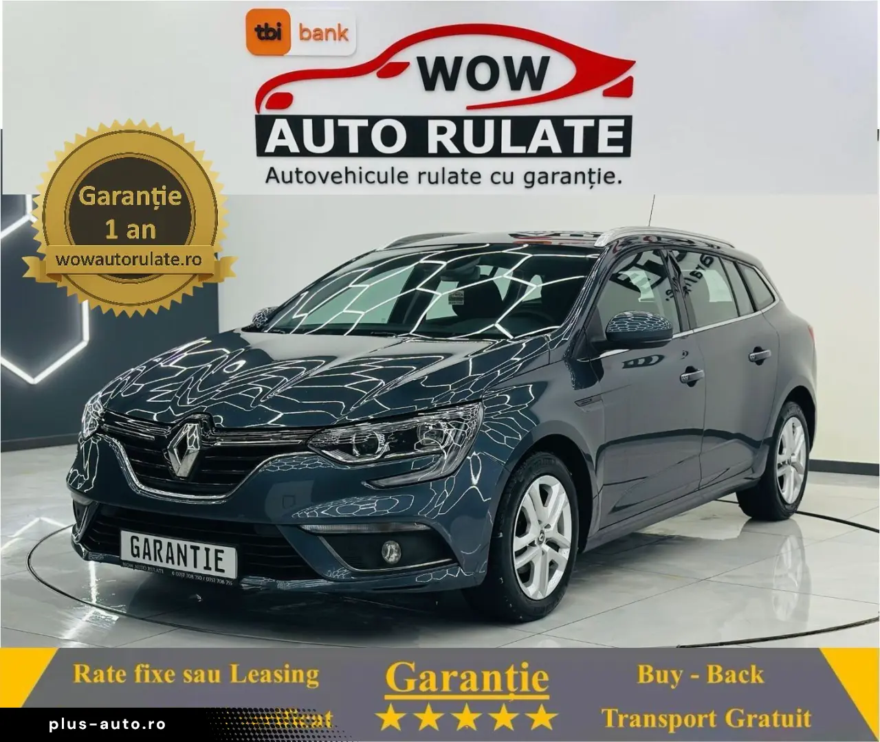 RENAULT MEGANE 2019 1.5D E6 Garantie 12 Luni Rate Avans 0 Do